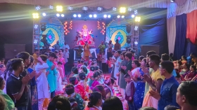 মায়ের চরণে সন্তানের ভালোবাসা, রামগঞ্জে অনুষ্ঠিত হলো মাতৃপূজা