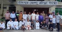 বাংলাদেশ কারাতে ফেডারেশনের কর্মকর্তাদের চাঁদপুর সফর