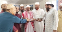 রামগঞ্জে  মসজিদের ইমামের রাজকীয় বিদায় সংবর্ধনা