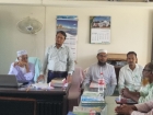 উসমানিয়া কামিল মাদ্রাসা পরিদর্শনে জেলা শিক্ষা অফিসার