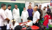 মতলব কচি-কাঁচা প্রি ক্যাডেট স্কুল পরিদর্শনে শেখ ফরিদ আহমেদ মানিক