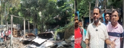 বিষ্ণুপুরে বসতঘর পুড়ে  ৫ লাখ টাকার ক্ষয়ক্ষতি
