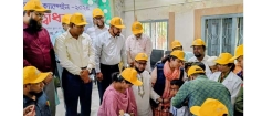 জেলায় টাইফয়েড টিকাদান ক্যাম্পেইন শুরু