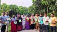 মতলবে তানভীর হুদার পক্ষে বিএনপির ৩১ দফার লিফলেট বিতরণ