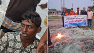 মতলব উত্তরে মা ইলিশ সংরক্ষণ অভিযানে কারেন্ট জালসহ আটক ১।। ৫ হাজার টাকা অর্থদণ্ড