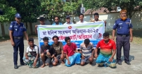 মতলব উত্তরে কারেন্ট জালসহ আটক ৬ জেলের কারাদণ্ড ও অর্থদণ্ড