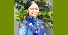 স্কাউটিংয়ে তাসফিয়া সুলতানার কৃতিত্বের গল্প