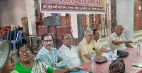 কালীবাড়ি মন্দির পরিচালনা কমিটির সাথে ভক্তদের  মতবিনিময় সভা