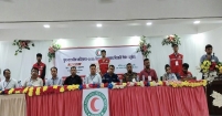 শাহরাস্তি যুব রেড ক্রিসেন্ট টিমের প্রথম বর্ষপূর্তিতে আলোচনা সভা ও শিক্ষার্থীদের সম্মাননা