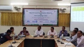 মৌলভীবাজারে টাইফয়েড টিকাদান বিষয়ক সভা