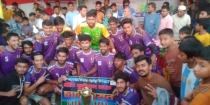 তারুণ্যের উৎসব : শাহরাস্তিতে প্রীতি ফুটবল টুর্নামেন্ট