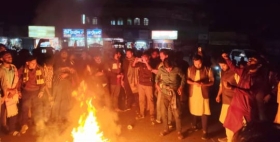 হাদির মৃত্যুর খবরে মধ্যরাতে চাঁদপুর শহর উত্তাল