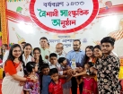 শোভাযাত্রায় প্রথম বীর মুক্তিযোদ্ধা মোহন বাঁশি স্মৃতি সংসদ