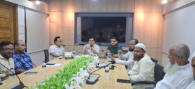 ফরিদগঞ্জের খাল ও  নদীর কচুরিপানা অপসারণ নিয়ে মতবিনিময় সভা