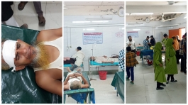 গাছতলায় জমি নিয়ে বিরোধে বৃদ্ধকে কুপিয়ে জখম : আহত ৩