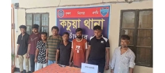 কচুয়ায় ইয়াবা ও গাঁজাসহ ৮ মাদক ব্যবসায়ী গ্রেফতার