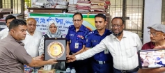 কোর্ট ইন্সপেক্টর শহিদ উল্যার  আবেগঘন বিদায় সংবর্ধনা