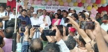 প্রধানমন্ত্রীকে অভিনন্দন জানিয়ে শাহরাস্তিতে বর্ণাঢ্য র‍্যালি