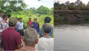 ধনাগোদা নদীর খাগুরিয়া-হাঁপানিয়া এলাকায় ভাঙ্গন।। পাউবো কর্তৃপক্ষের পরিদর্শন