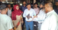 অস্বাস্থ্যকর পরিবেশে খাদ্য সামগ্রী উৎপাদন এবং  সড়ক পরিবহন আইনে  মোবাইল কোর্ট