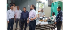মতলব উত্তরে দূর্গাপুর ভূমি অফিস পরিদর্শনকালে জেলা প্রশাসক আহমেদ জিয়াউর রহমান