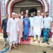 মুসল্লিদের সাথে কুশল বিনিময় ও দোয়া চাইলেন চেয়ারম্যান পদপ্রার্থী এনাম চৌধুরী