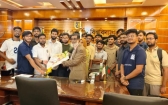 চাঁদপুর বিজ্ঞান ও প্রযুক্তি বিশ্ববিদ্যালয়ের নতুন ভিসি ও প্রো-ভিসিকে চাঁবিপ্রবি ছাত্রদলের ফুলেল শুভেচ্ছা