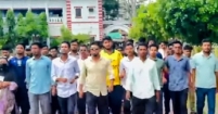 চাঁদপুর সরকারি কলেজের নতুন ক্যাম্পাস অনুমোদনকে  স্বাগত জানিয়ে ছাত্রদলের আনন্দ মিছিল