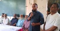 ফতেপুর পশ্চিমে চেয়ারম্যান প্রার্থী নুরুল হুদা ফয়েজীর মতবিনিময় সভা