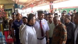 শ্রীমঙ্গল ও ভানুগাছ রেলওয়ে স্টেশন পরিদর্শনে প্রবাসী কল্যাণমন্ত্রী আরিফুল হক চৌধুরী