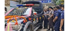 রাজকীয় বিদায় পেলেন পুলিশ কনস্টেবল জাকির হোসেন