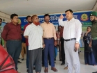 রামপুর ইউপি ও সড়ক উন্নয়ন কাজ পরিদর্শনে চাঁদপুর সদর ইউএনও