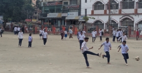 খেলাধুলায় হাসান আলী হাই স্কুল মাঠে ফিরেছে প্রাণচাঞ্চল্য