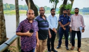 হাজীগঞ্জে জলাশয় ভরাটের দায়ে ড্রেজার পাইপ ধ্বংস