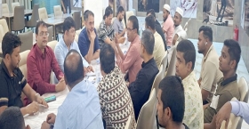 রিয়াদে চাঁদপুর ফেমাস স্পেশালাইজড হসপিটালের পরিচালকের সাথে মতবিনিময়