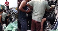 চাঁদপুরে জানাজা শেষে ঢাকা ফেরার পথে মর্মান্তিক দুর্ঘটনায় চালকসহ ৪ জন নিহত, আহত ২