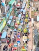 চরম ভোগান্তিতে  পথচারী ও শিক্ষার্থীরা