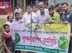 বিষ্ণুপুরে চাঁদপুর সদর উপজেলা প্রশাসনের  ৩৫০টি ফলদ গাছের চারা রোপণ