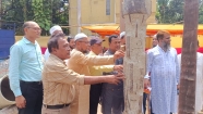 চাঁদপুর শহরের পুরান আদালত পাড়ায় 'এম এম কে স্বর্ণ মৌলিক নিবাস' কাজের উদ্বোধন