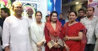 বাবুরহাটে ঐতিহ্যবাহী পূজামণ্ডপ পরিদর্শনে এমপি : সাম্প্রদায়িক সম্প্রীতির বার্তা