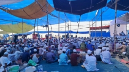 ধর্মীয় ভাবগাম্ভীর্যে চাঁদপুরে শুরু হলো তিন দিনব্যাপী জেলা ইজতেমা