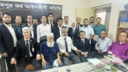 চাঁদপুর ট্যাক্সেস বারে ঢাকা ট্যাক্সেস বারের আইনজীবীদের শুভেচ্ছা বিনিময়
