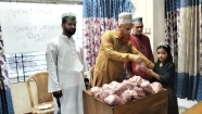 চাঁদপুর জেলা খেলাফত আন্দোলনের কোরবানির গোশত বিতরণ