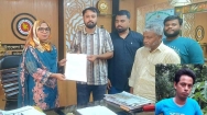 ফরিদগঞ্জে চিহ্নিত চোর কামালের বিরুদ্ধে ইউএনওকে  স্মারকলিপি