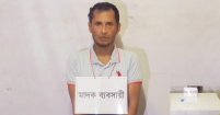 যৌথ বাহিনী কর্তৃক শাহরাস্তি  হতে মাদক ব্যবসায়ী আটক