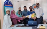 চাঁদপুর সদর উপজেলায় নবাগত স্বাস্থ্য কর্মকর্তাকে হেলথ অ্যাসিস্ট্যান্ট অ্যাসোসিয়েশনের ফুলেল শুভেচ্ছা