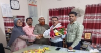 চাঁদপুর সদর উপজেলা শিক্ষা অফিসারকে অবসরকালীন বিদায় সংবর্ধনা