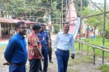 হাজীগঞ্জে পূজামণ্ডপের প্রস্তুতি পরিদর্শনে জেলা প্রশাসক