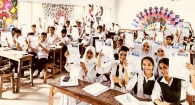 শিক্ষাপ্রতিষ্ঠানে জানা-অজানা নজরুল শীর্ষক লিফলেট বিতরণ