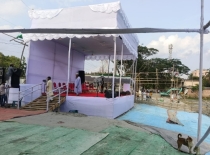 এই প্রথম কোনো প্রধানমন্ত্রীকে উৎসাহ উদ্দীপনায় বরণ করে নিতে সকল প্রস্তুতি সম্পন্ন